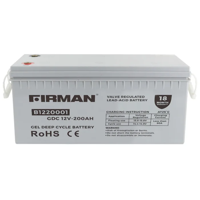 Firman Gel Battery 1220001 GDC 12-200AH