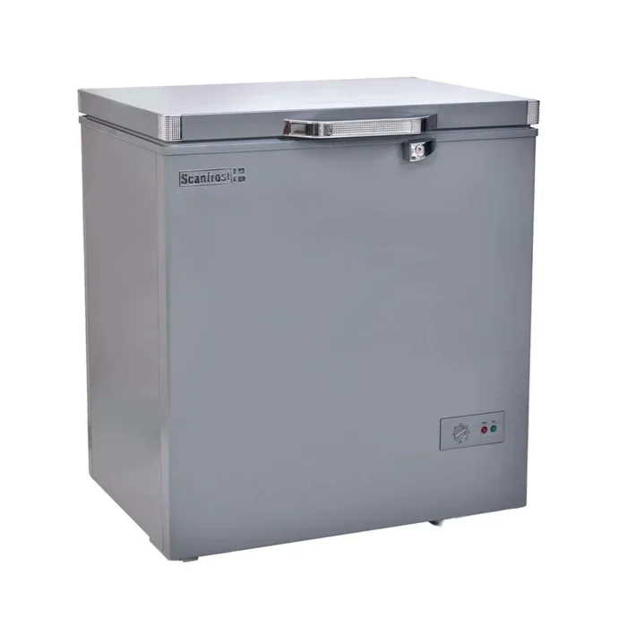 SCANFROSTFREEZER200LSDSILVERSFL200ECO2
